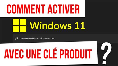 Activer windows cle